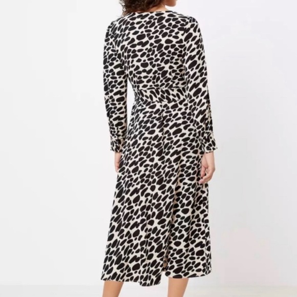 LOFT Leopard Print Maternity Dress - Picture 3 of 8
